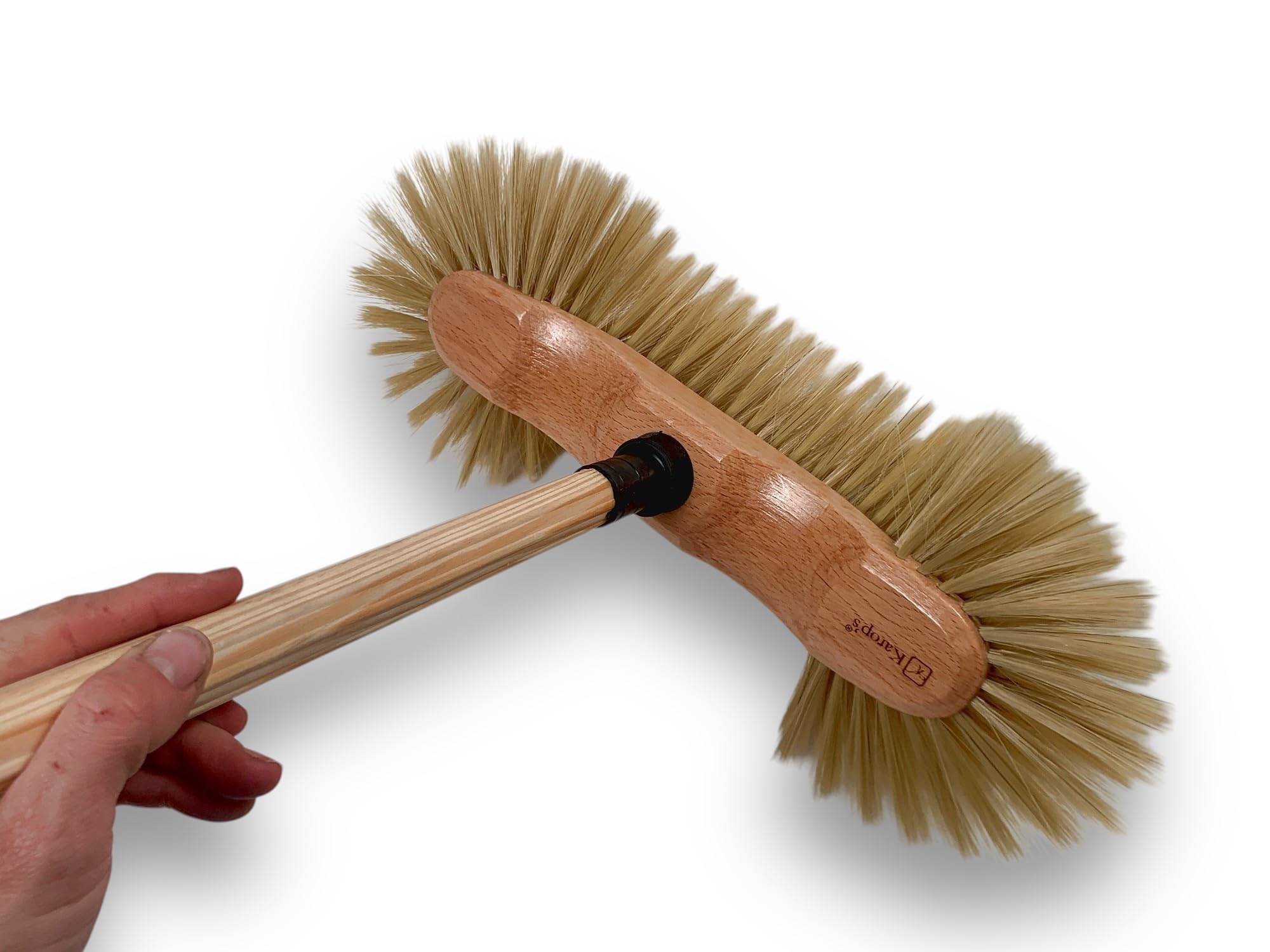 kibros-balai-demi-t-te-pet-blanc-60-mm-manche-bois-1-40-m image 5
