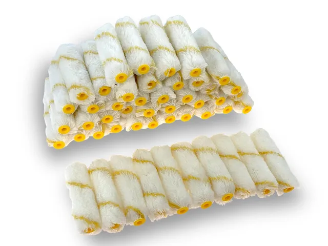 kibros-travaux-de-peinture-mini-rouleau-patte-de-lapin-100-mm-lot-50-polyamide image 1