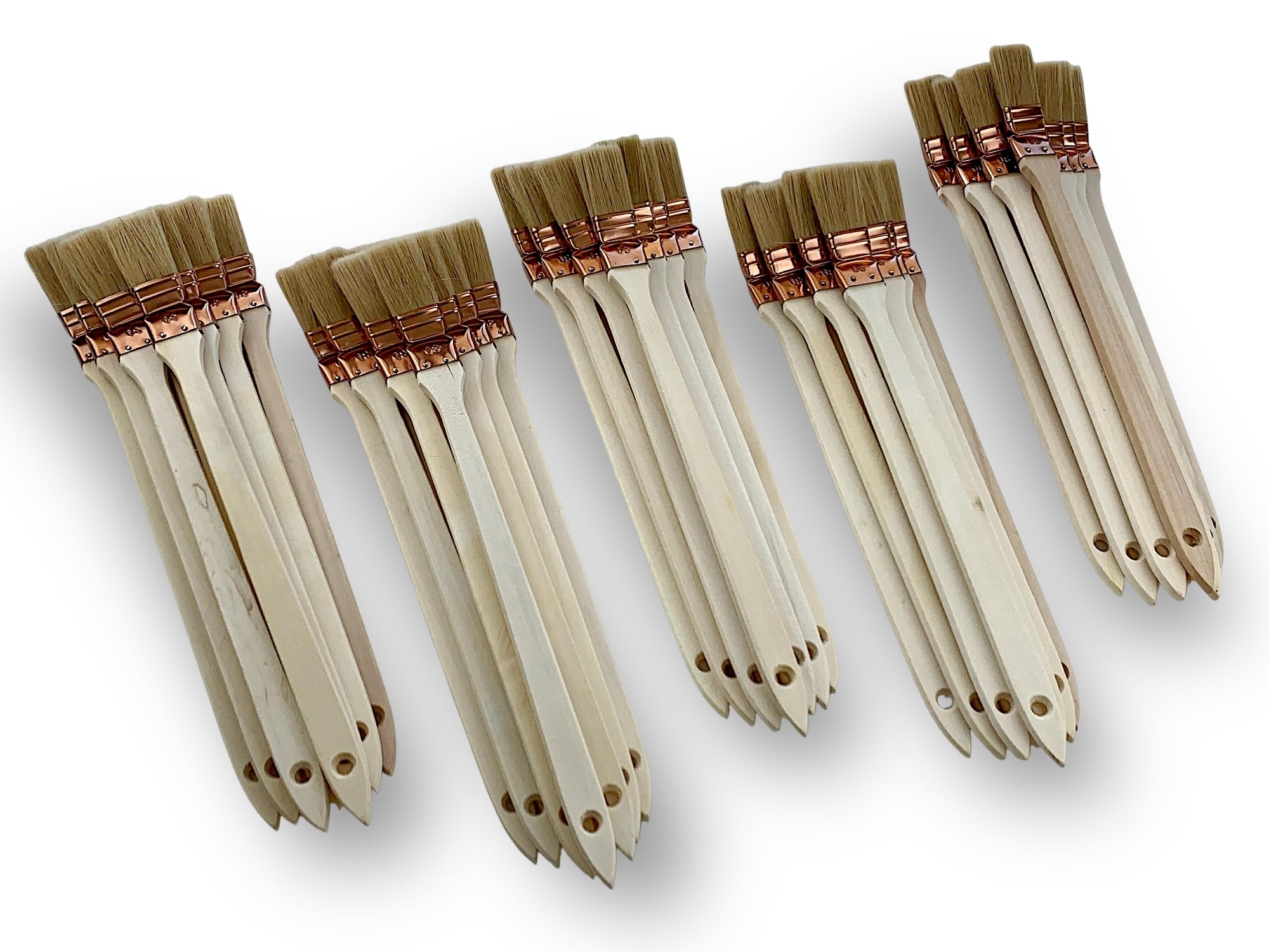 kibros-travaux-peinture-lot-50-pinceaux-radiateur-coud-s-30-mm-soie-blanche image 4