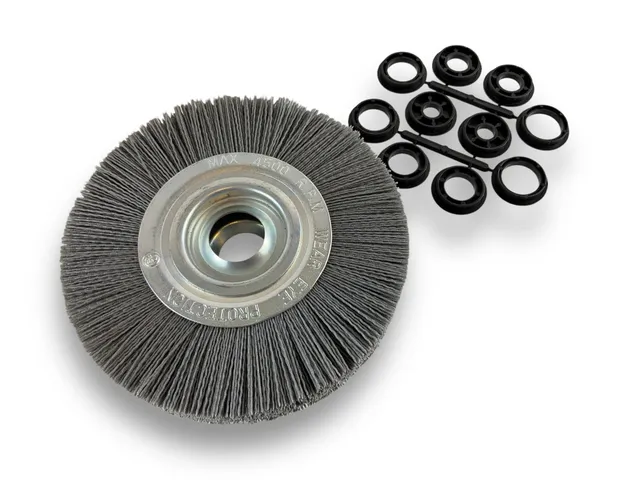 kibros-brosse-circulaire-touret-nylon-grain-120-200-mm-3-rangs image 1