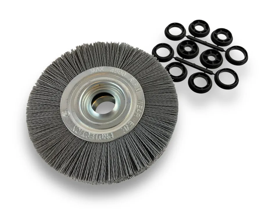 kibros-brosse-circulaire-touret-nylon-grain-120-200-mm-3-rangs image 1