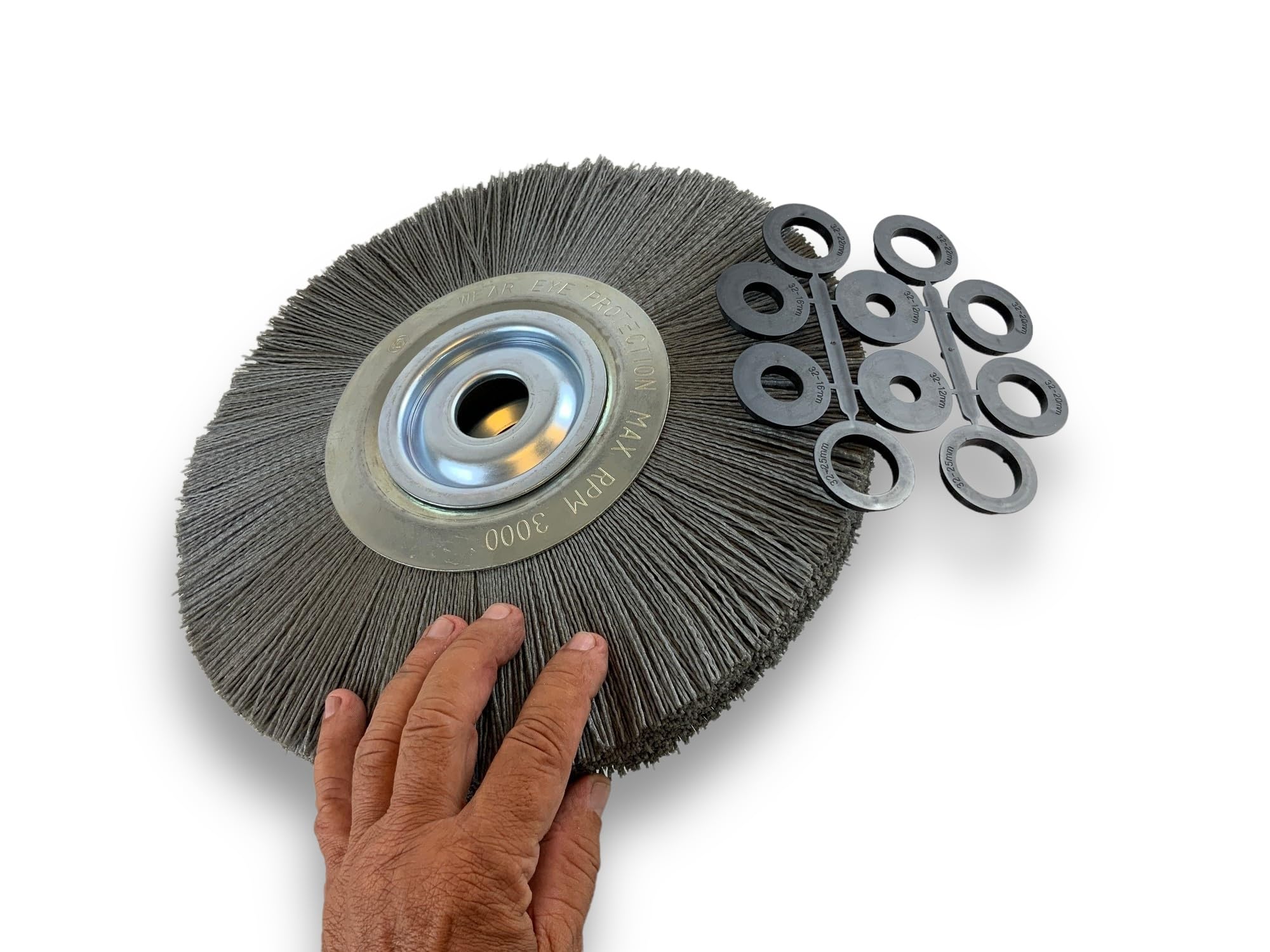 kibros-brosse-circulaire-touret-nylon-grain-120-300-mm-2-rangs image 4