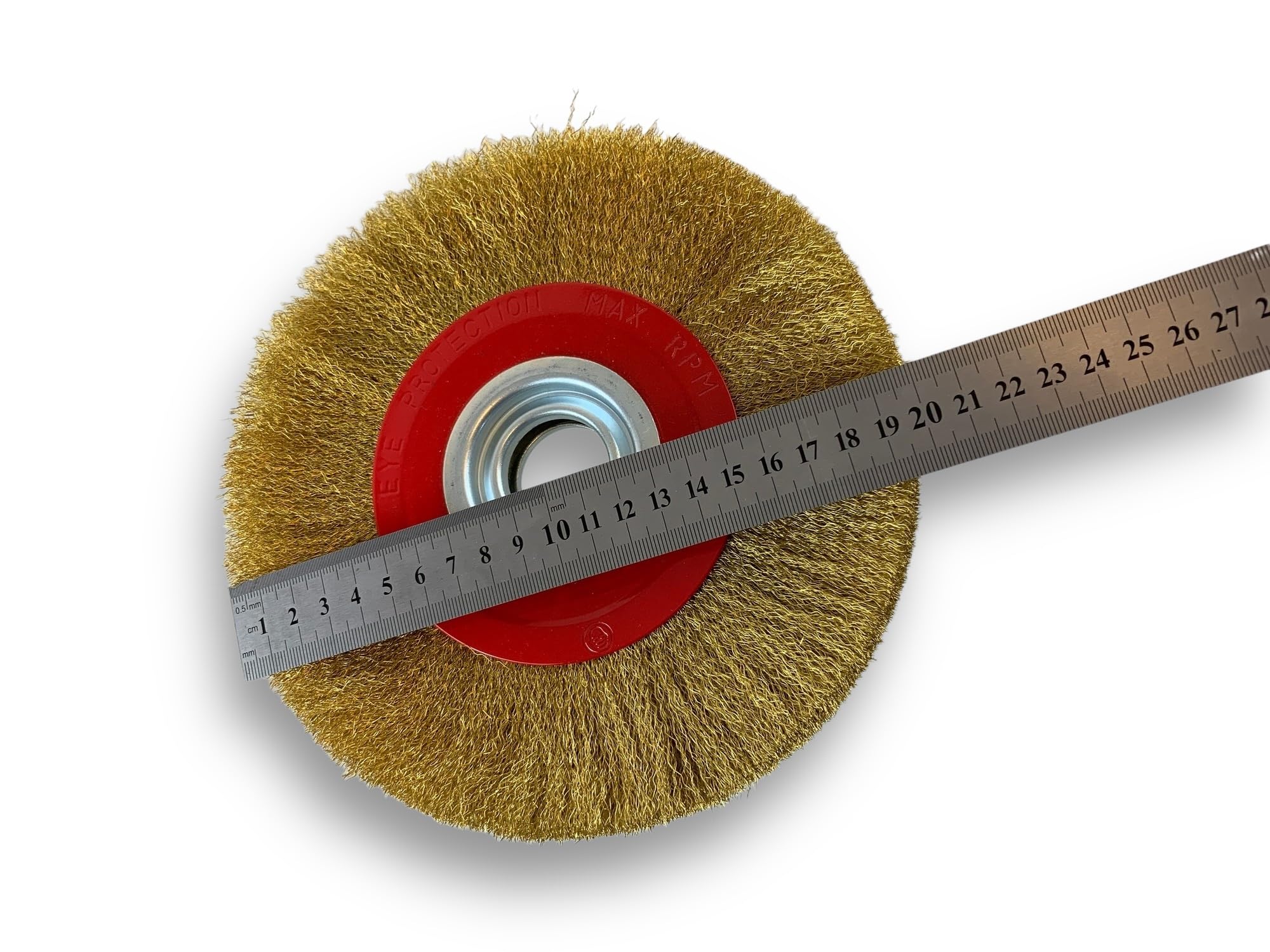 kibros-brosse-circulaire-laiton-200-mm-2-rangs-souple image 5