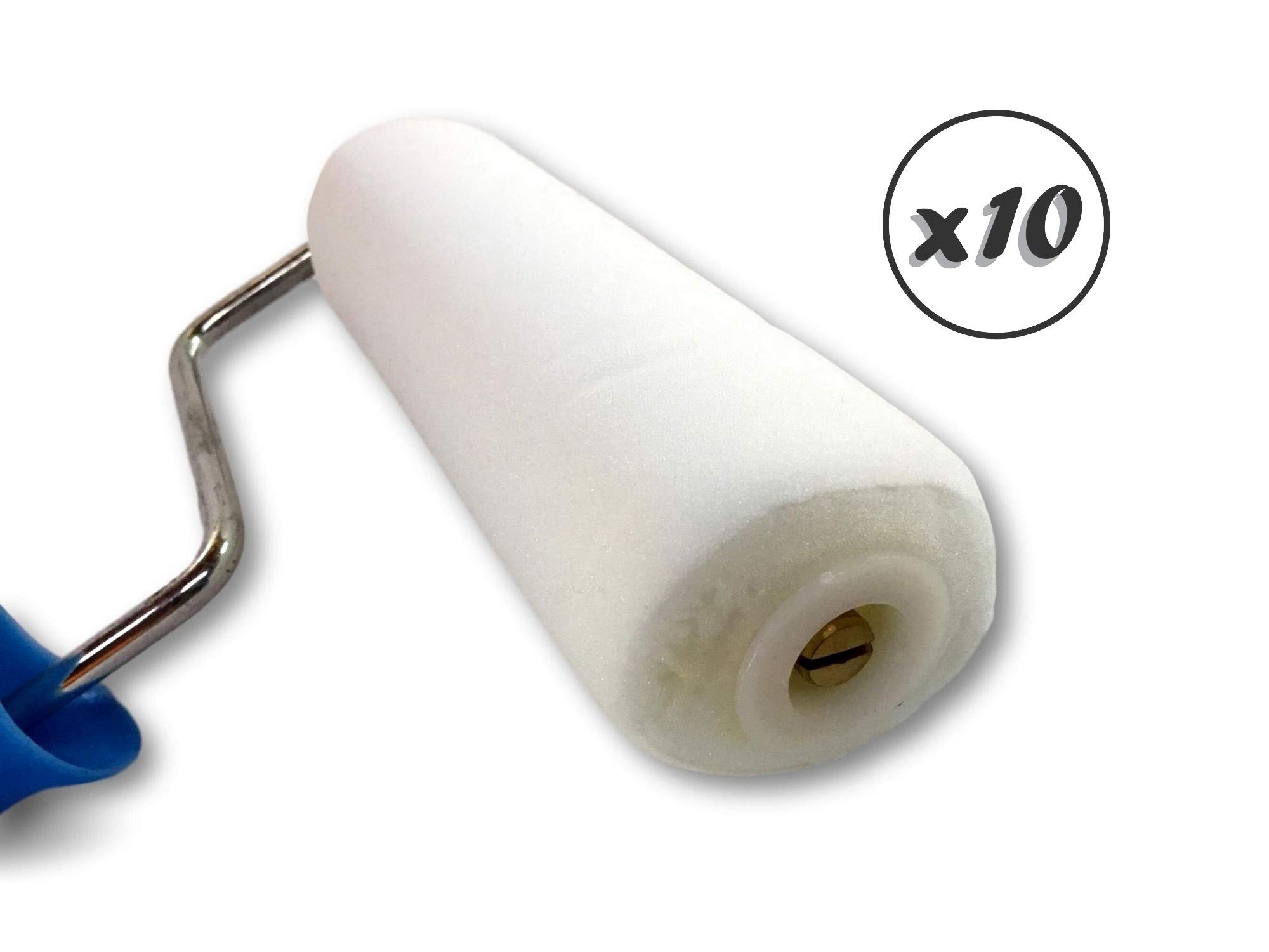 kibros-travaux-de-peinture-lot-10-rouleaux-mousse-180-mm-lisse image 3