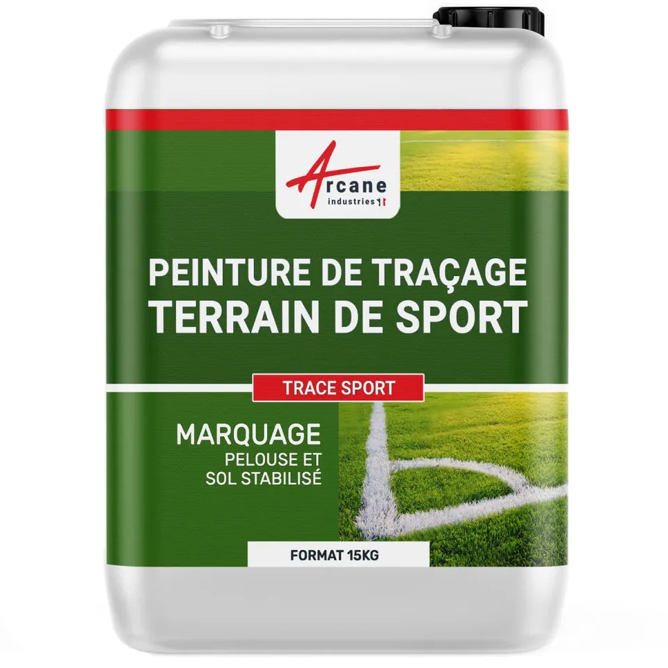 arcane-solthane-trace-sport-peinture-terrain-foot-15-kg-blanc image 1
