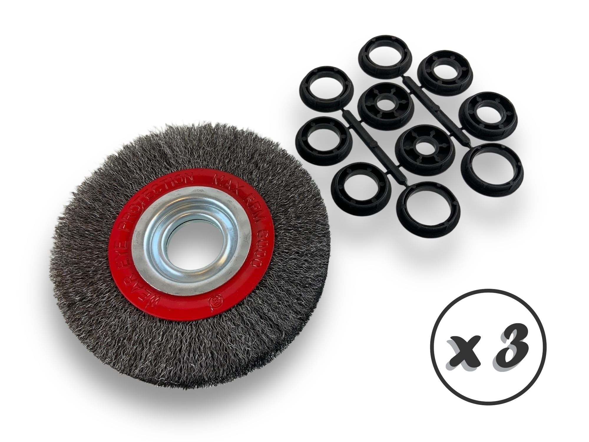 kibros-brosses-rotatives-lot-3-brosses-circulaires-150-mm-2-rangs image 2