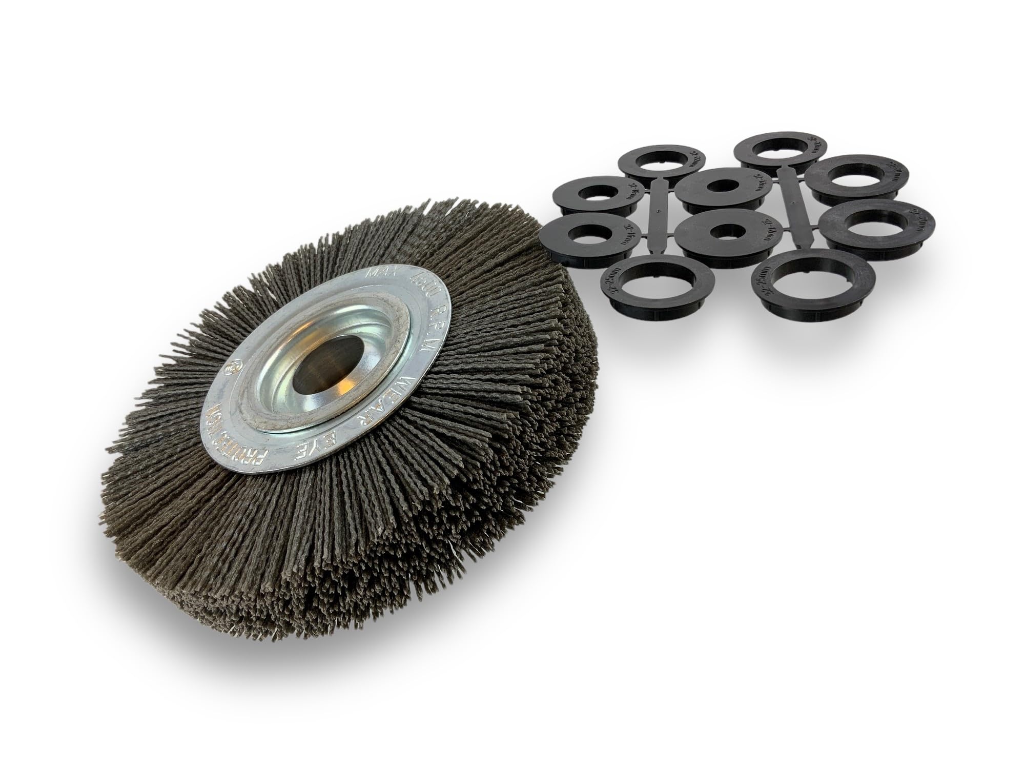 kibros-brosse-circulaire-touret-nylon-grain-80-200-mm-3-rangs-x1 image 2