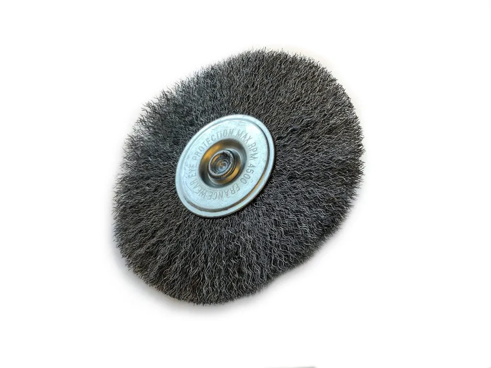 kibros-brosse-circulaire-125-mm-acier-souple-8-mm-brosse-perceuse-x1 image 1