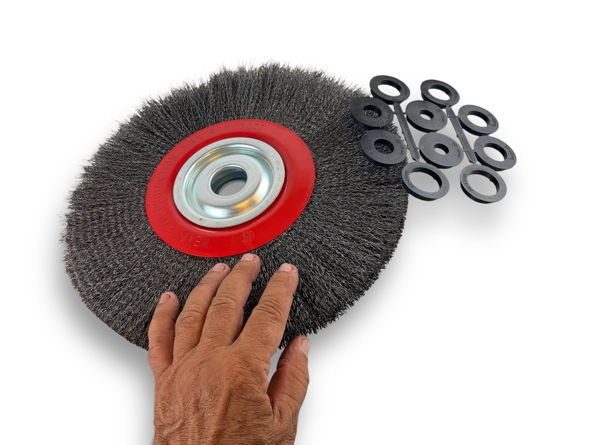 kibros-brosse-circulaire-touret-acier-souple-300-mm-2-rangs image 4