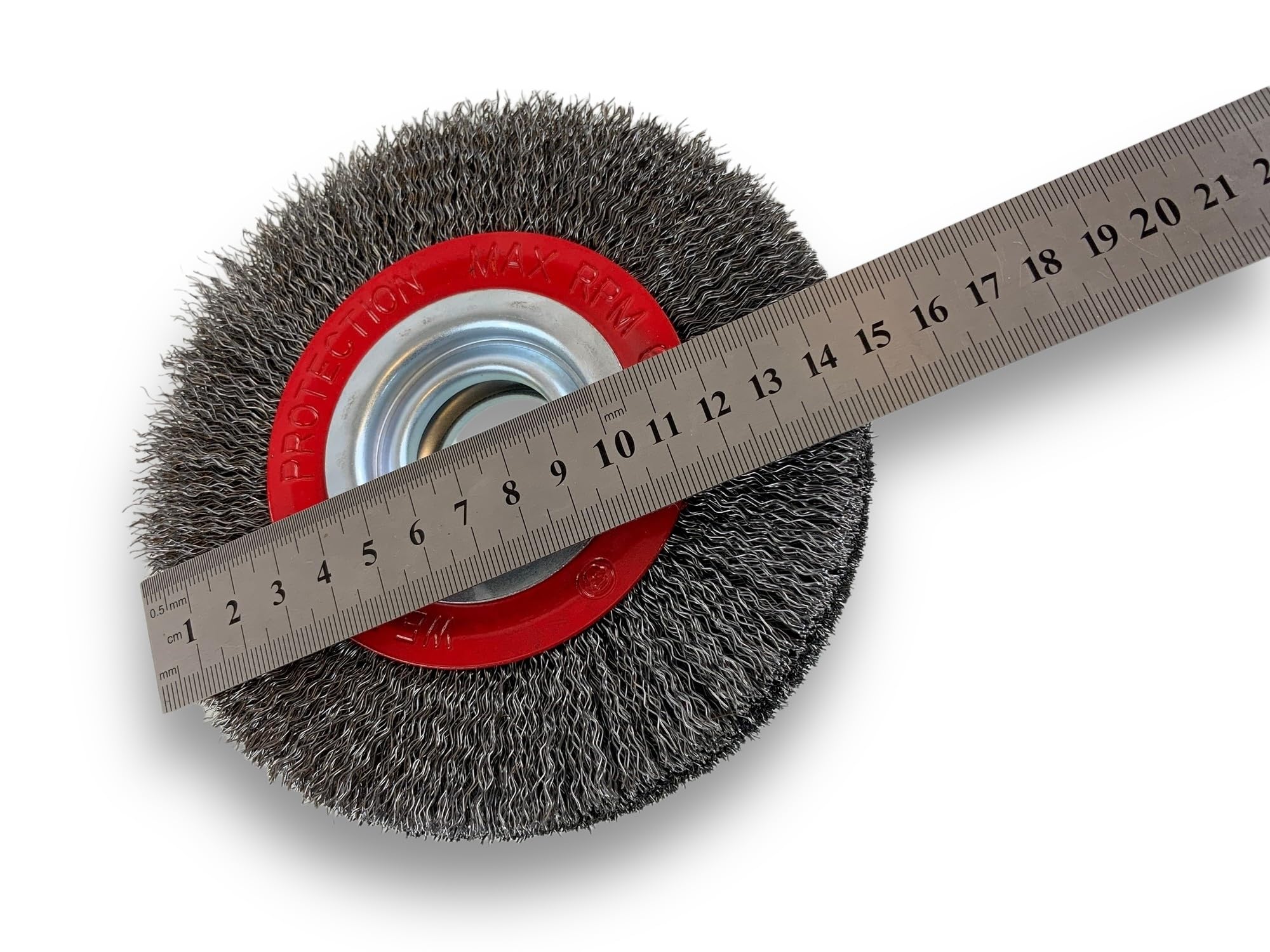 kibros-brosse-circulaire-touret-acier-150-mm-3-rangs-fil-souple image 5