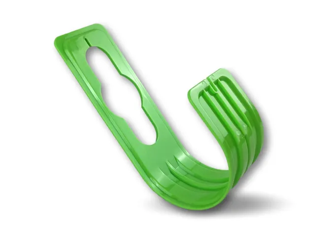 kibros-porte-tuyau-jardin-mural-plastique-vert-24-cm-l-unit image 1