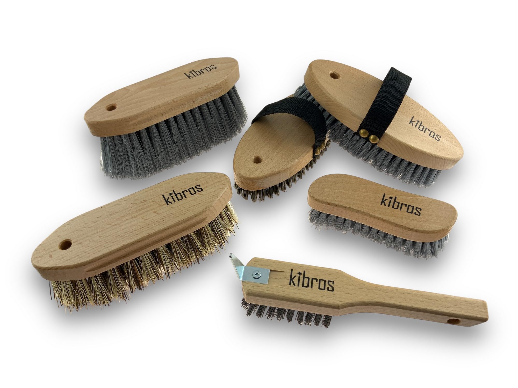 kibros-kit-pansage-cheval-6-brosses-quitation-poney image 3