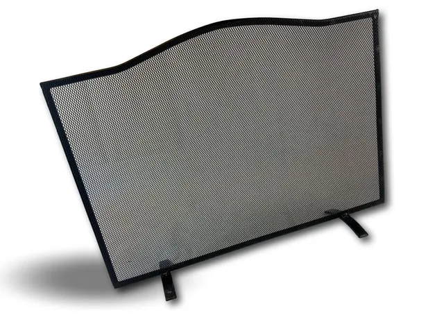 kibros-pare-feu-chapeau-gendarme-60x46-cm-acier-noir image 1