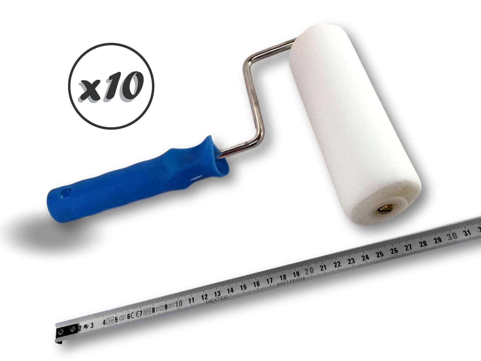 kibros-travaux-de-peinture-lot-10-rouleaux-mousse-180-mm-lisse image 4