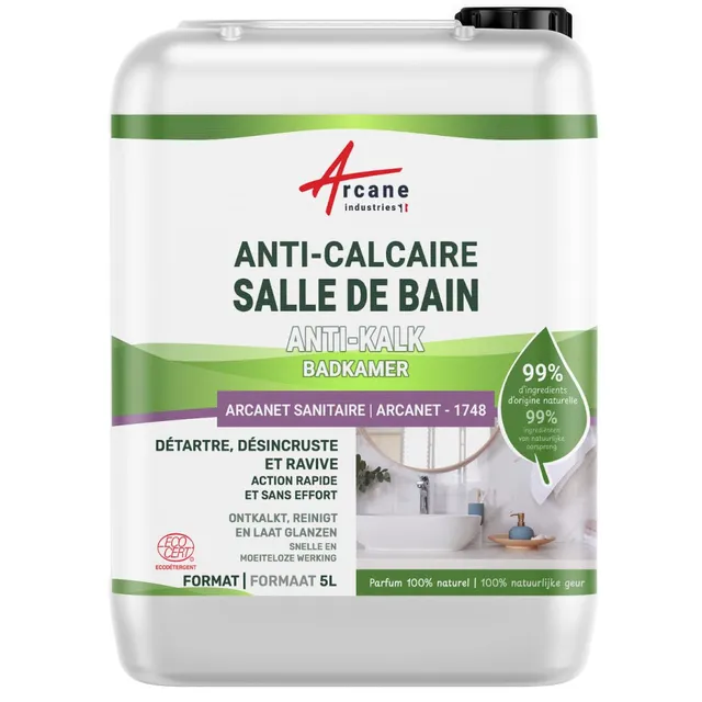 arcane-industries-arcanet-nettoyant-salle-de-bain-anti-calcaire-5-l-ecocert image 1