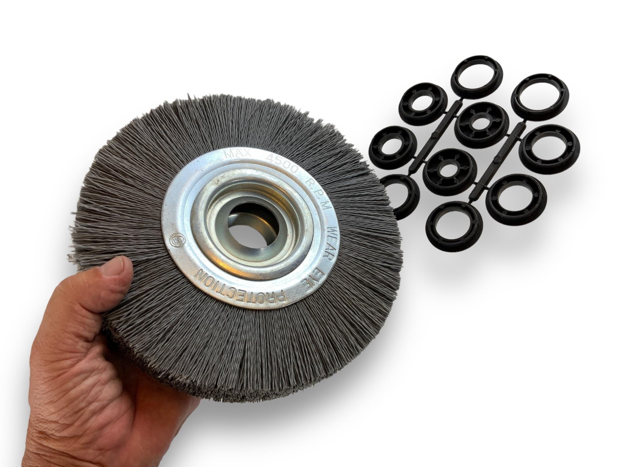 kibros-brosse-circulaire-touret-nylon-grain-240-200-mm-3-rangs image 3