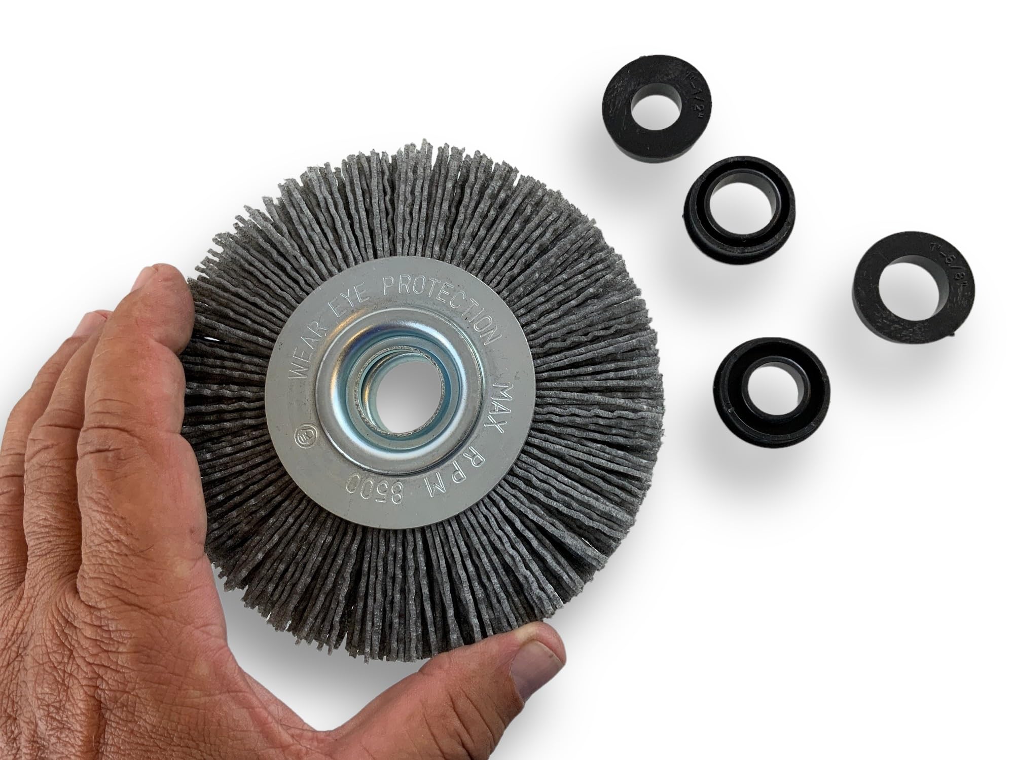 kibros-brosse-circulaire-touret-nylon-grain-80-125-mm-2-rangs image 4