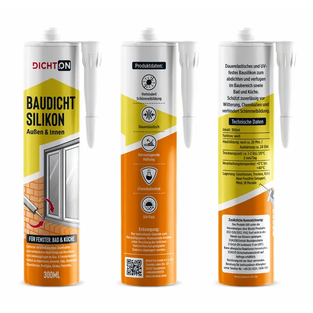 bekateq-d-33w-mastic-silicone-transparent-300-ml image 1