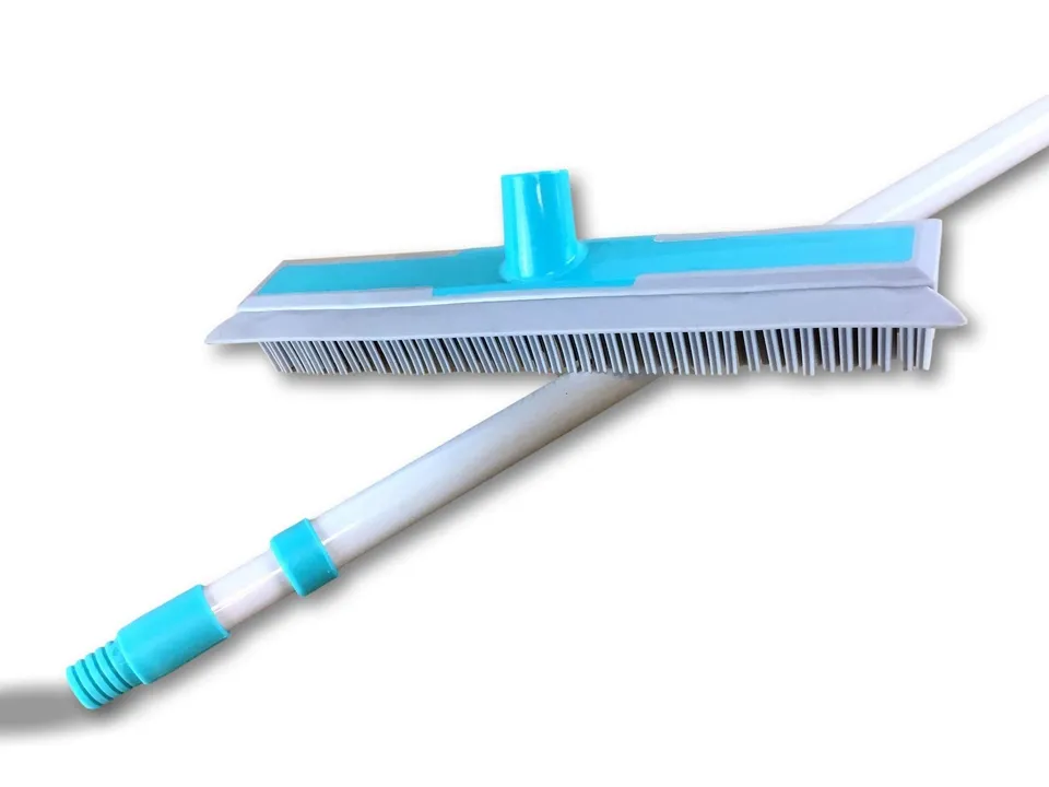 kibros-balai-coiffeur-caoutchouc-raclette-manche-t-lescopique image 1