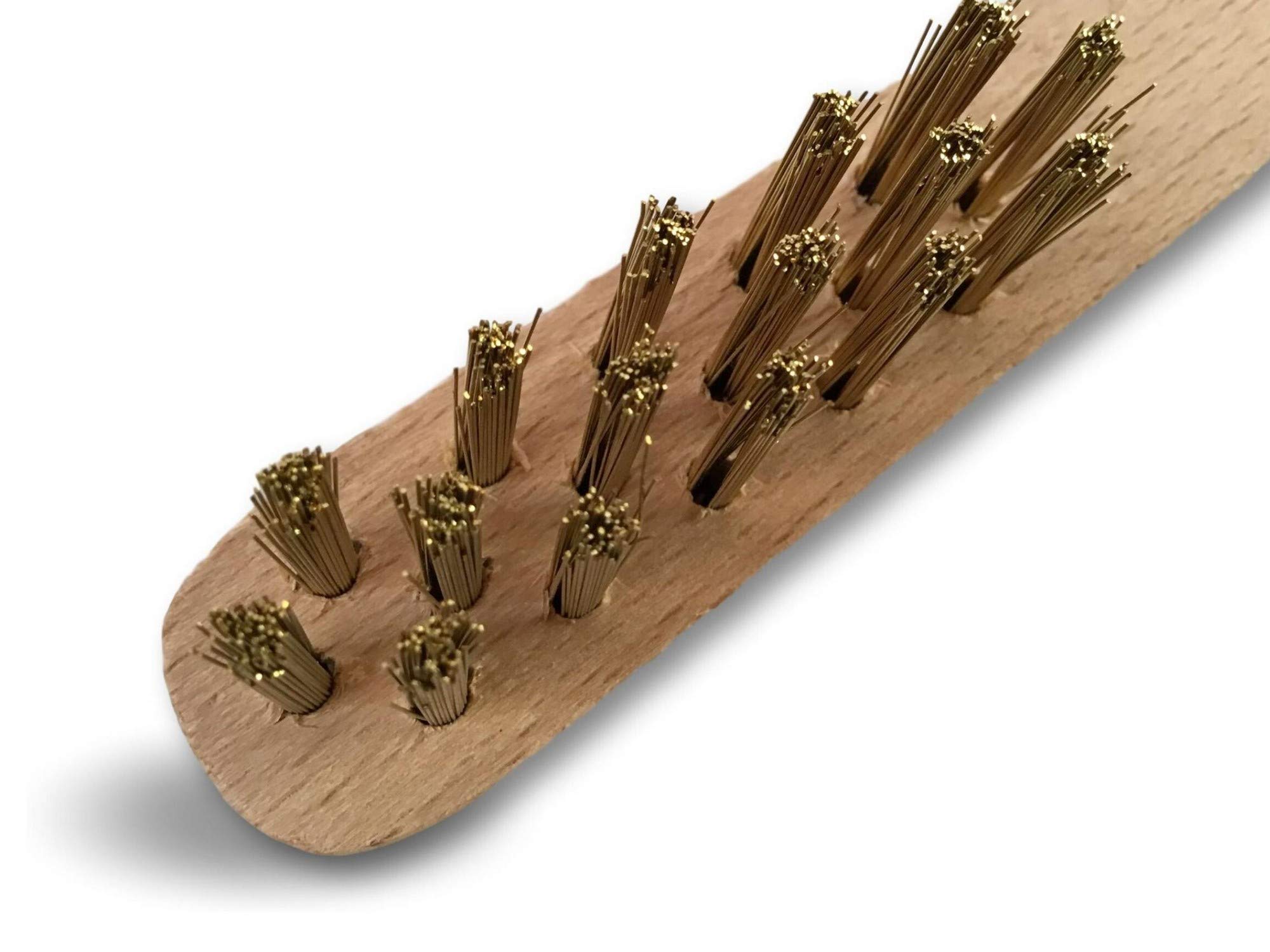 kibros-brosse-bougie-laiton-16-trous-manche-bois-unit image 4