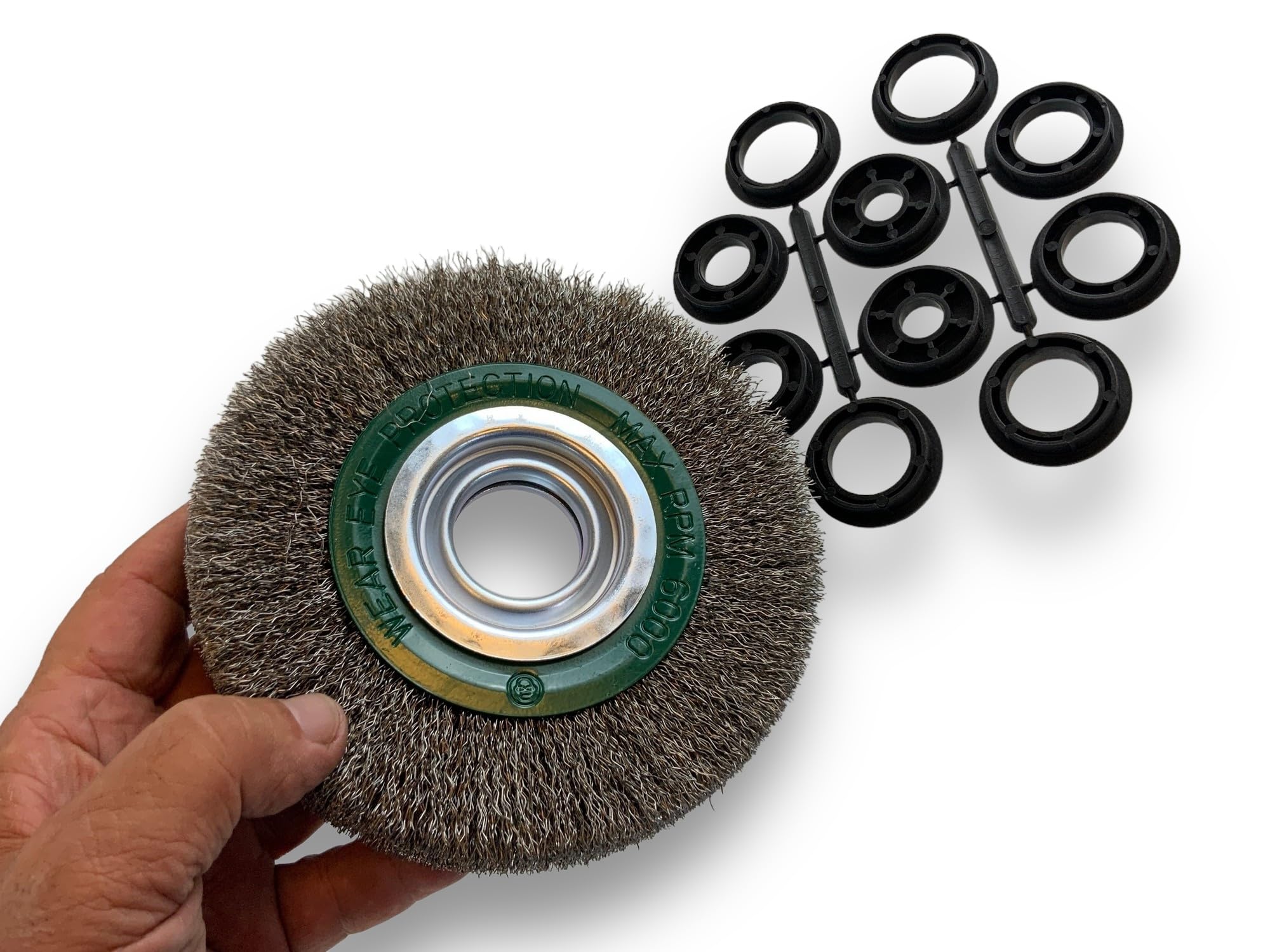 kibros-brosse-circulaire-inox-150-mm-2-rangs-fil-dur image 7