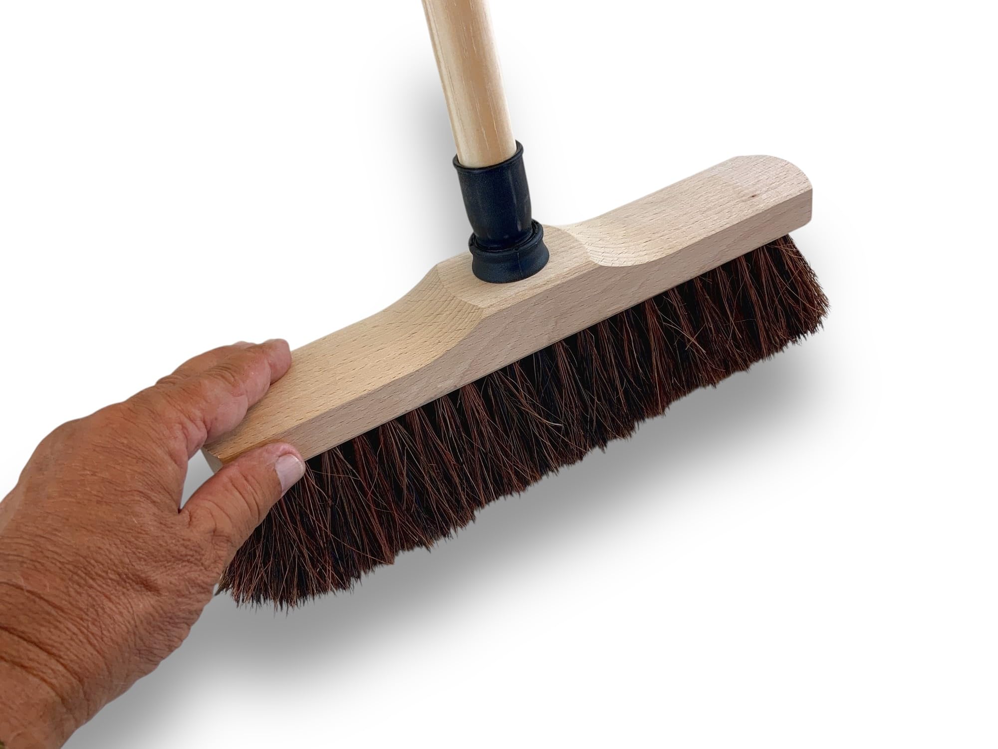 kibros-balai-jardinage-droit-30-cm-arenga-balai-manche-bois-1-40-m image 5