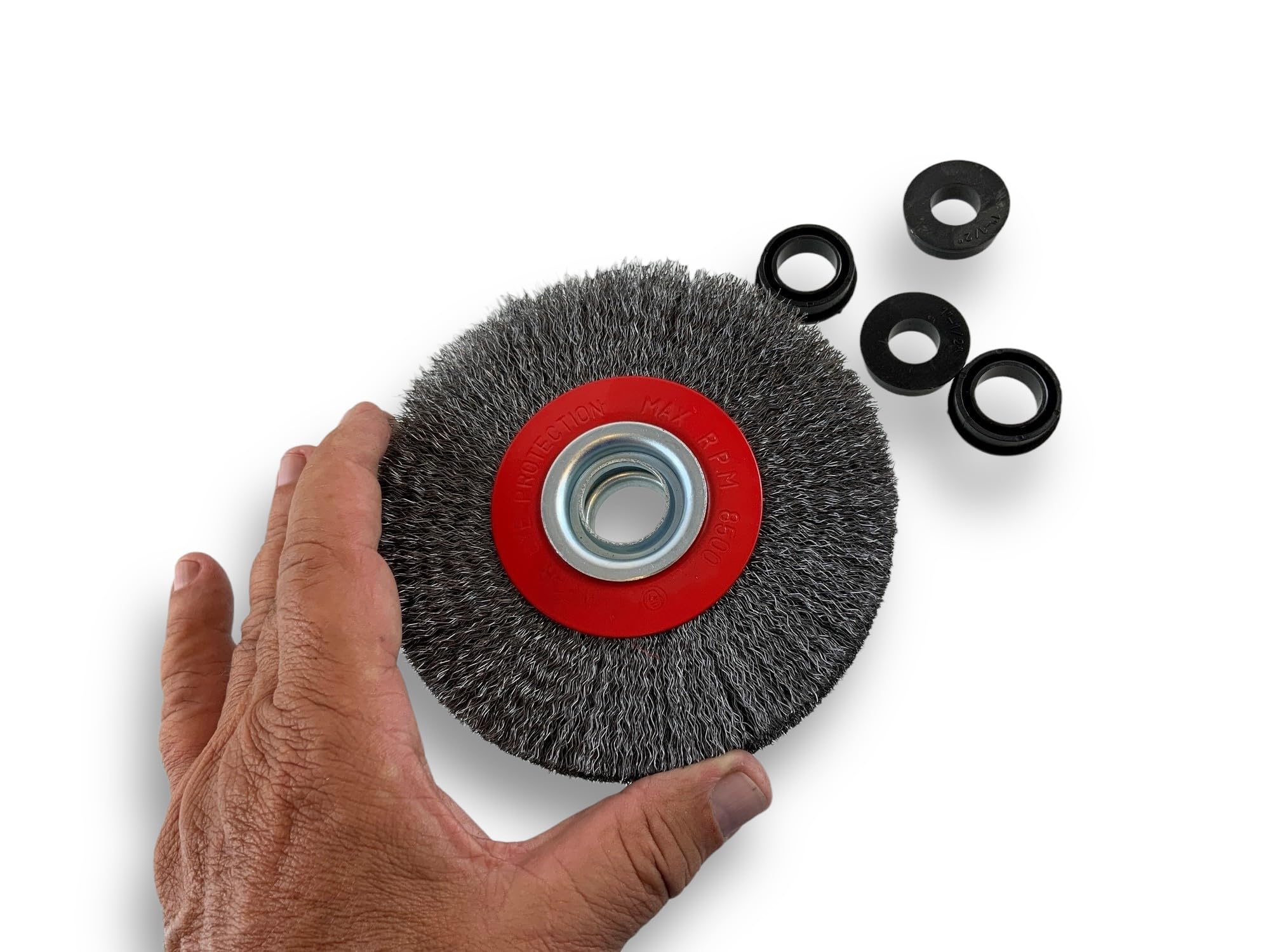 kibros-brosse-circulaire-touret-acier-souple-125-mm-2-rangs image 4