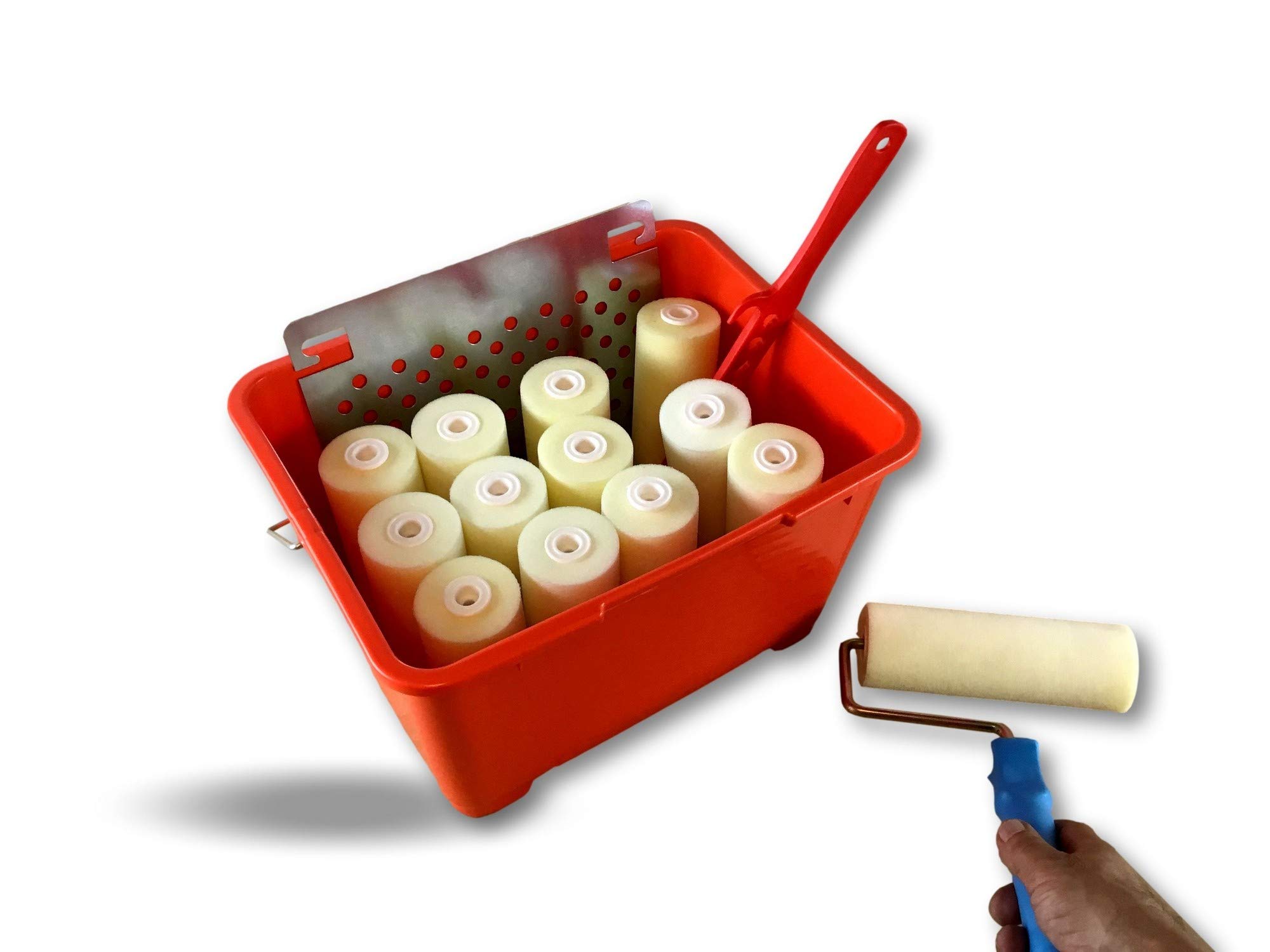 kibros-peinture-ensemble-13-rouleaux-mousse-seau-14-l image 5