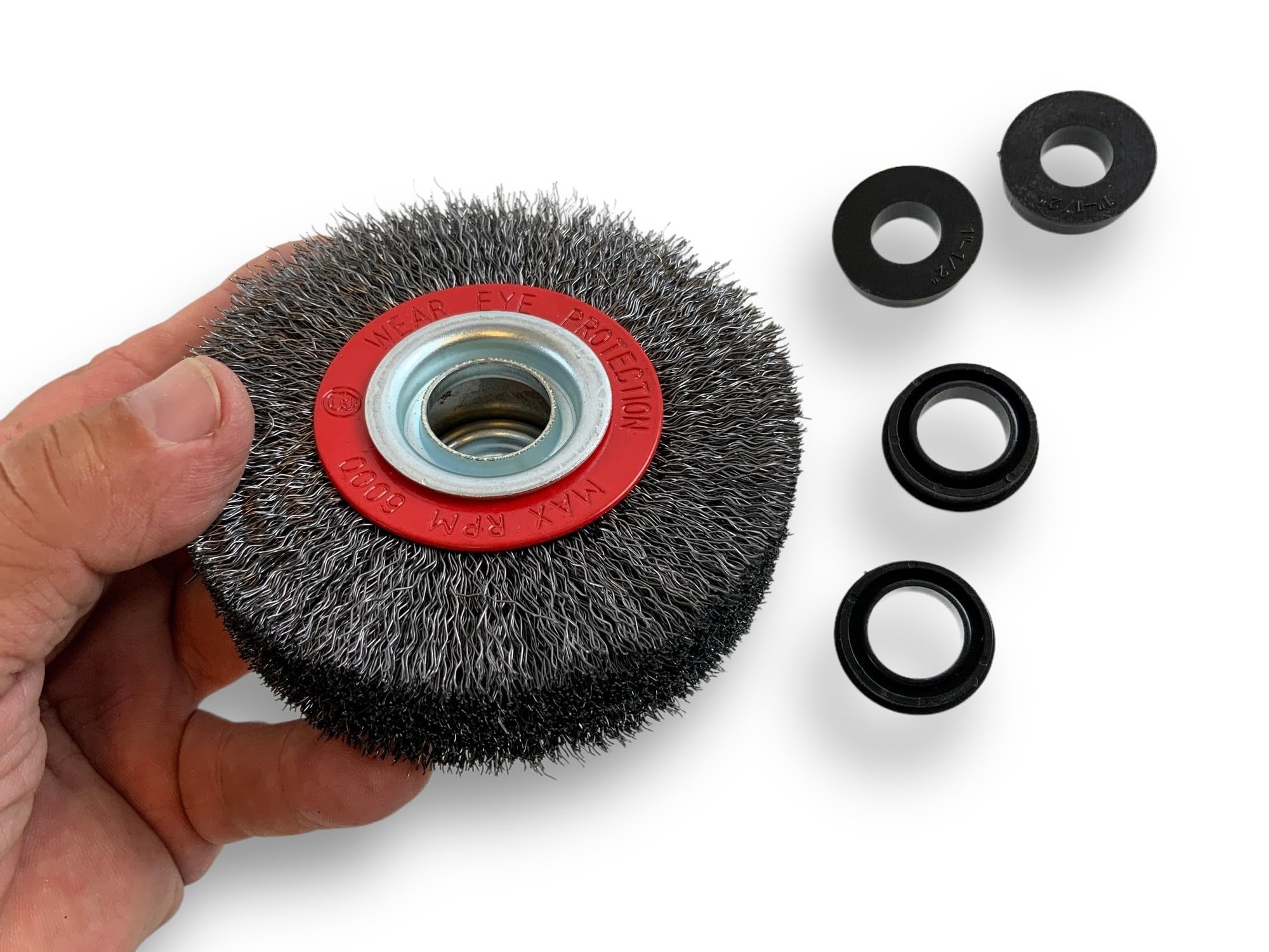 kibros-brosse-circulaire-touret-acier-dur-100-mm-3-rangs image 3