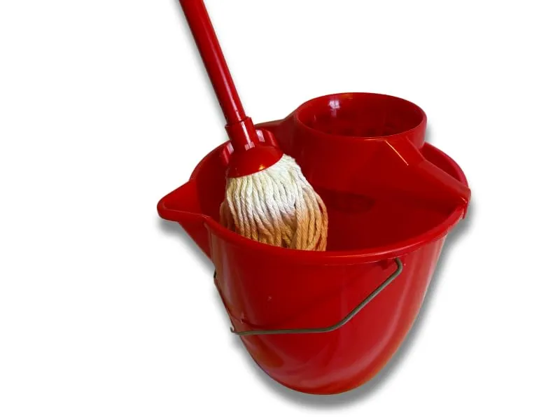 kibros-kit-lave-sol-seau-essoreur-12-l-mop-rouge image 1