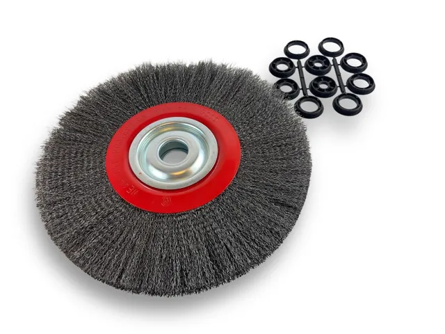 kibros-brosse-circulaire-touret-acier-souple-300-mm-2-rangs image 1