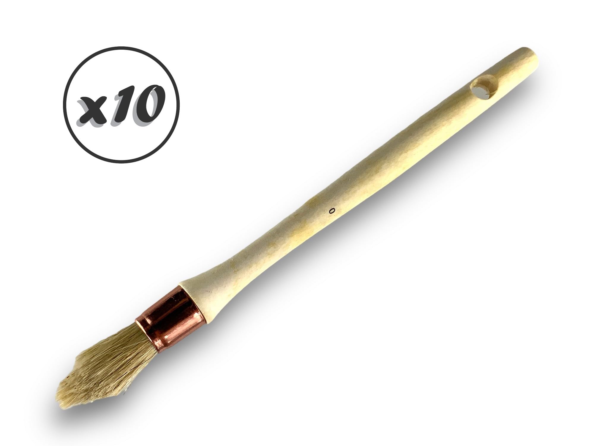 kibros-travaux-de-peinture-lot-10-pinceaux-pouce-soie-18-mm image 2