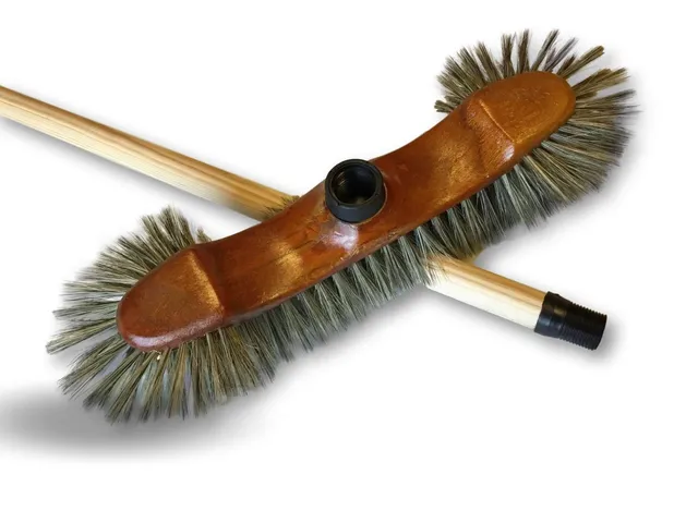 kibros-balai-m-nage-soie-grise-l-unit-avec-manche-bois image 1