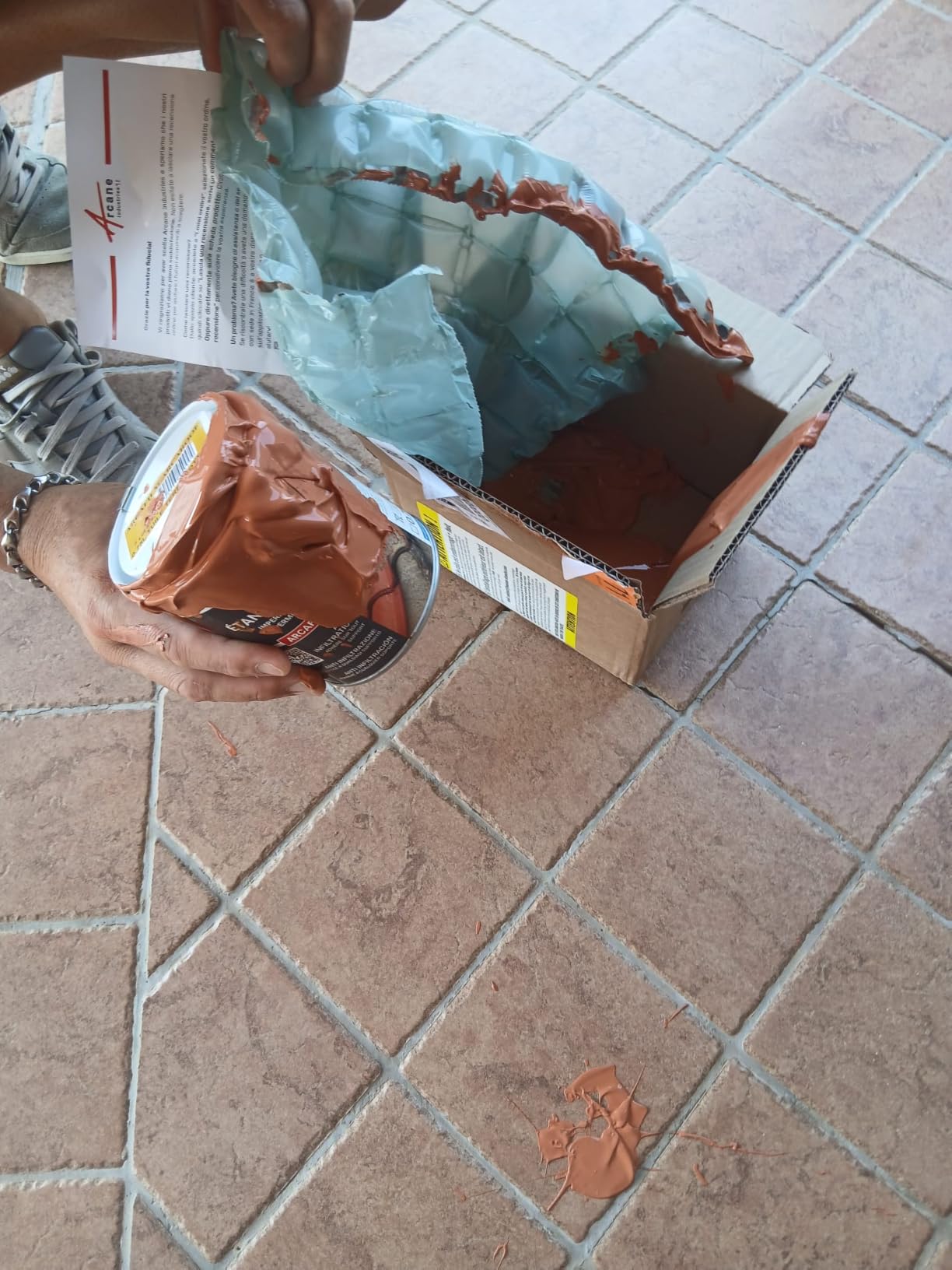 Fuite colmatée