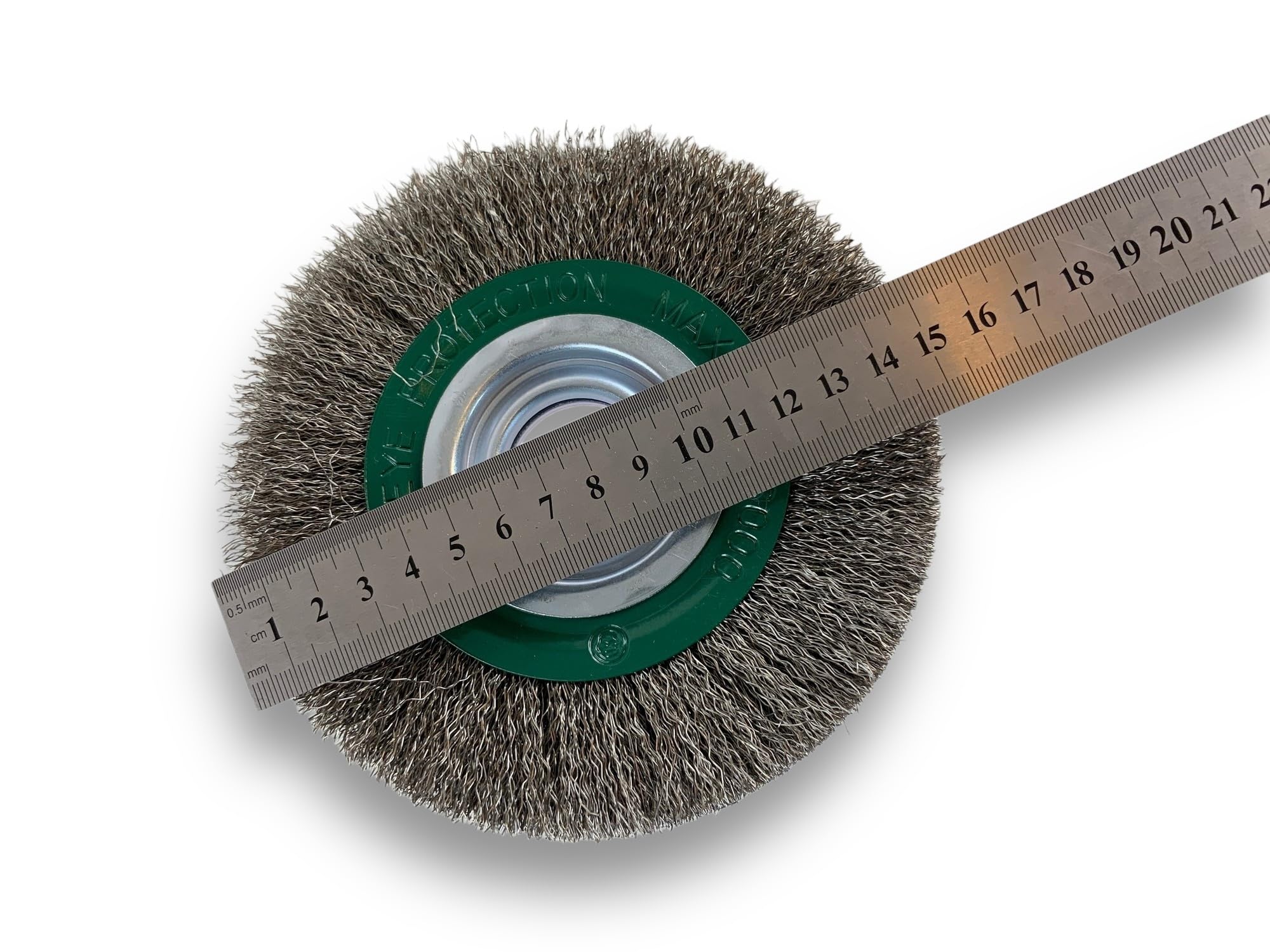 kibros-brosse-circulaire-inox-150-mm-2-rangs-fil-dur image 2