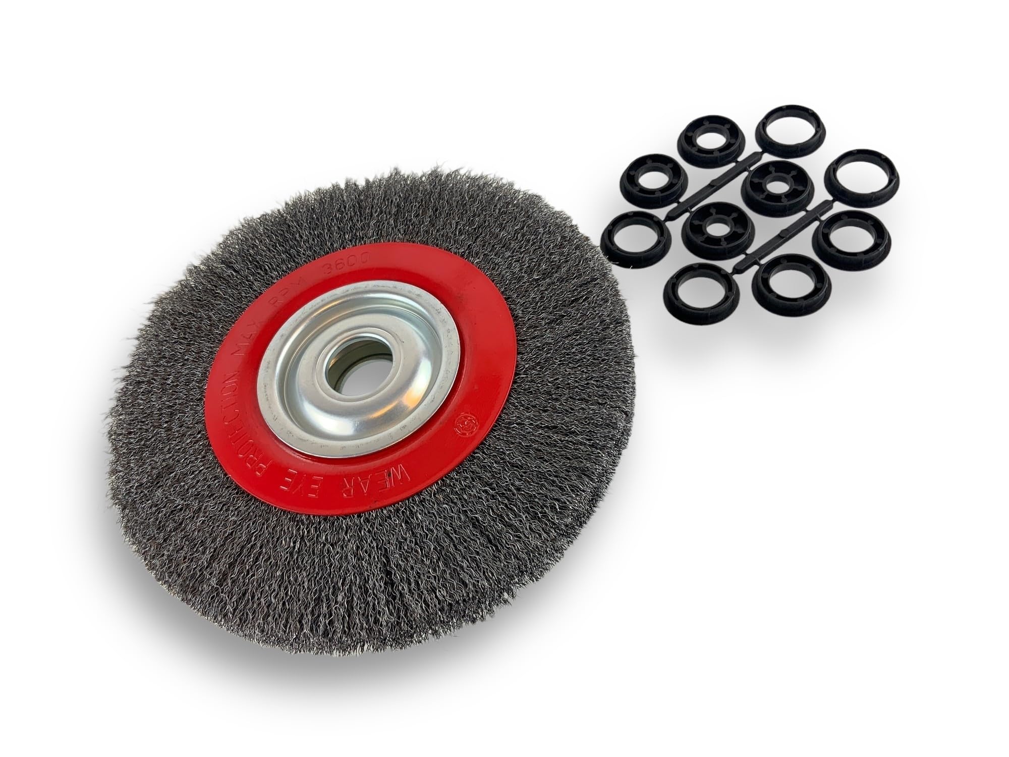 kibros-brosse-circulaire-touret-acier-250mm-2-rangs-fil-dur image 1