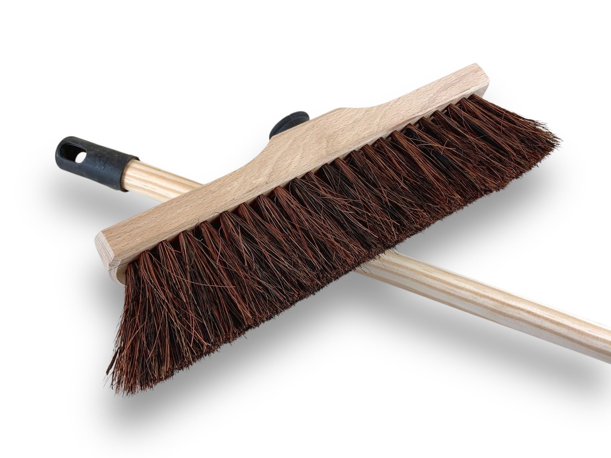 kibros-balai-jardinage-droit-30-cm-arenga-balai-manche-bois-1-40-m image 3