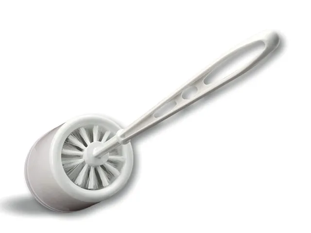 kibros-brosse-wc-boule-balayette-avec-socle-blanc-x1 image 1