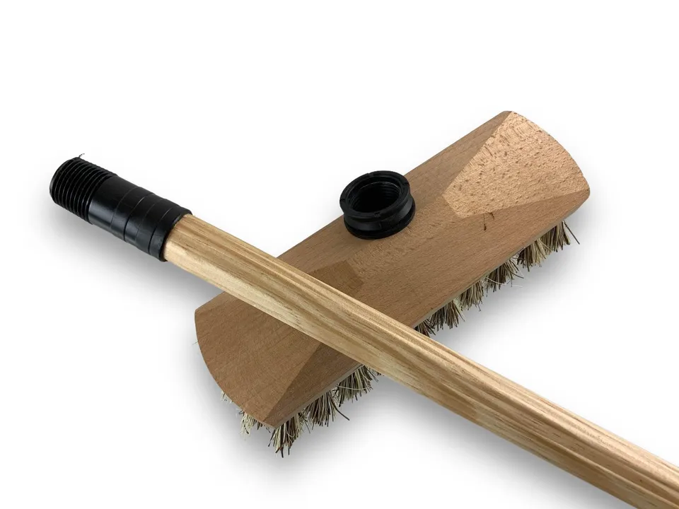 kibros-balai-brosse-lave-pont-22-cm-manche-1-25-m image 1