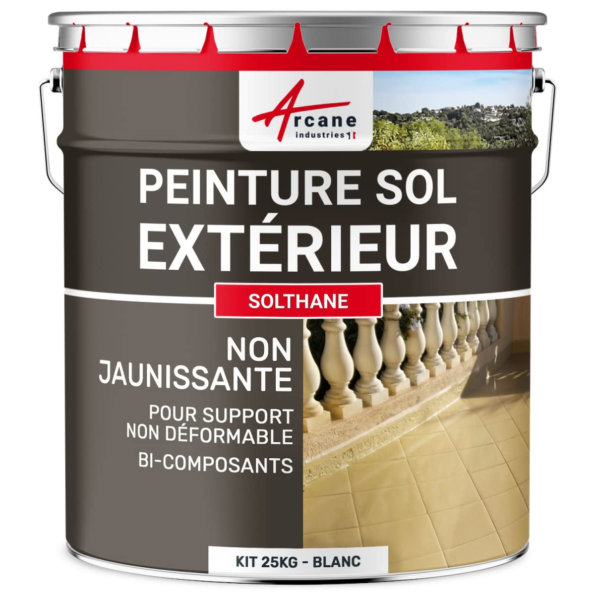 arcane-arcafa-ade-peinture-b-ton-5-kg-rouge-vin image 7