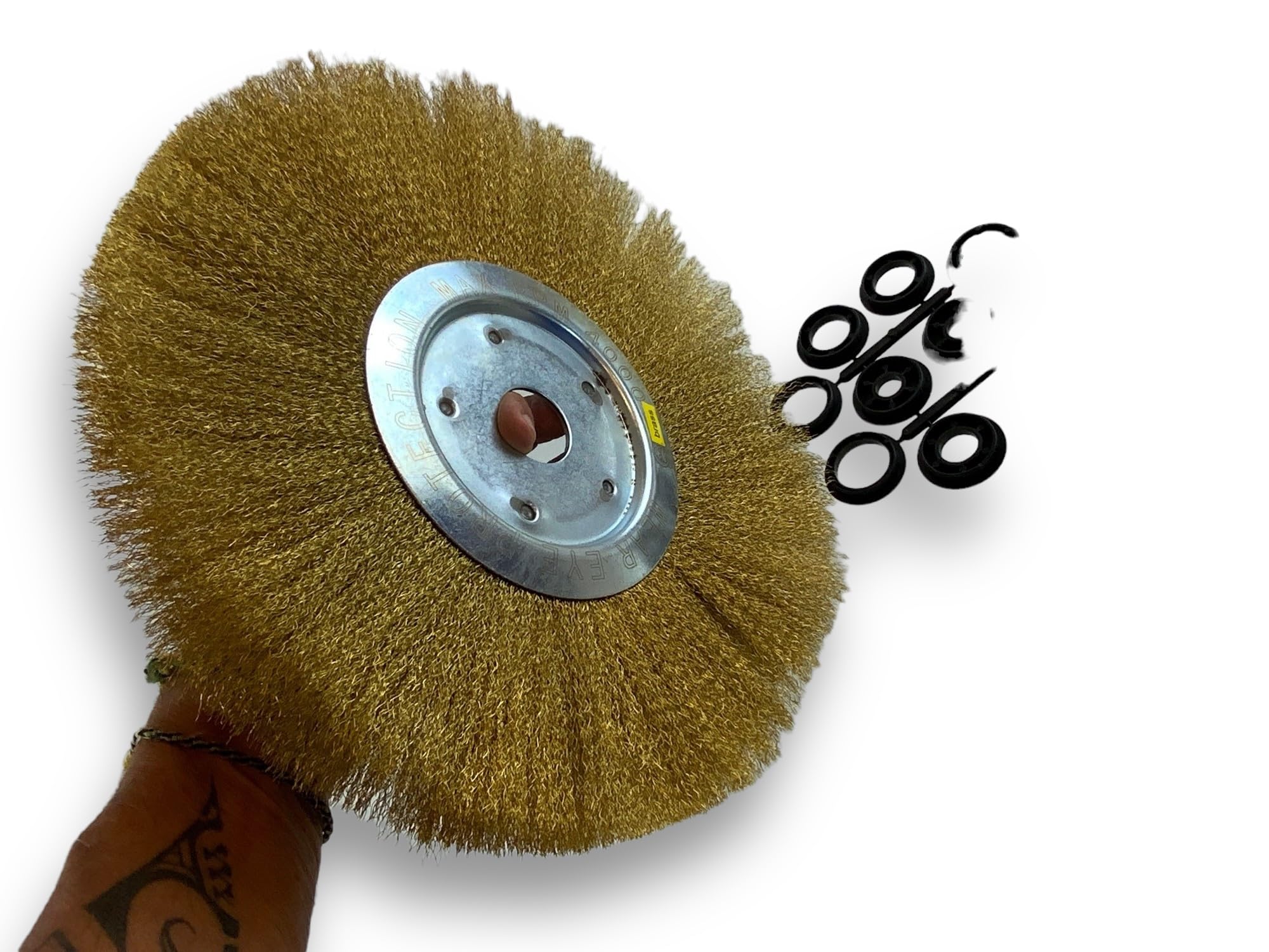 kibros-brosse-circulaire-laiton-souple-300-mm-1-rang-x1 image 3