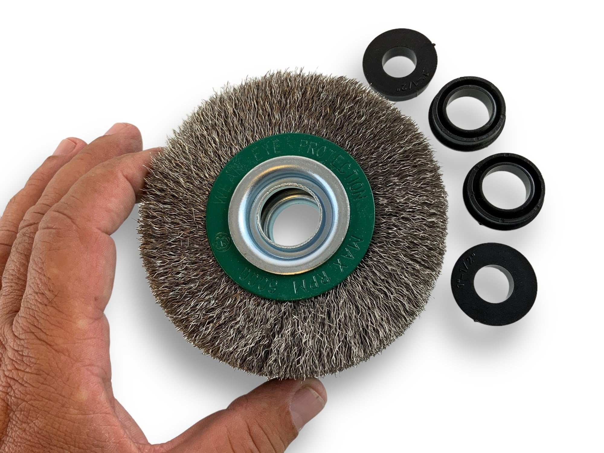 kibros-brosse-circulaire-inox-souple-100-mm-3-rangs-x1 image 4