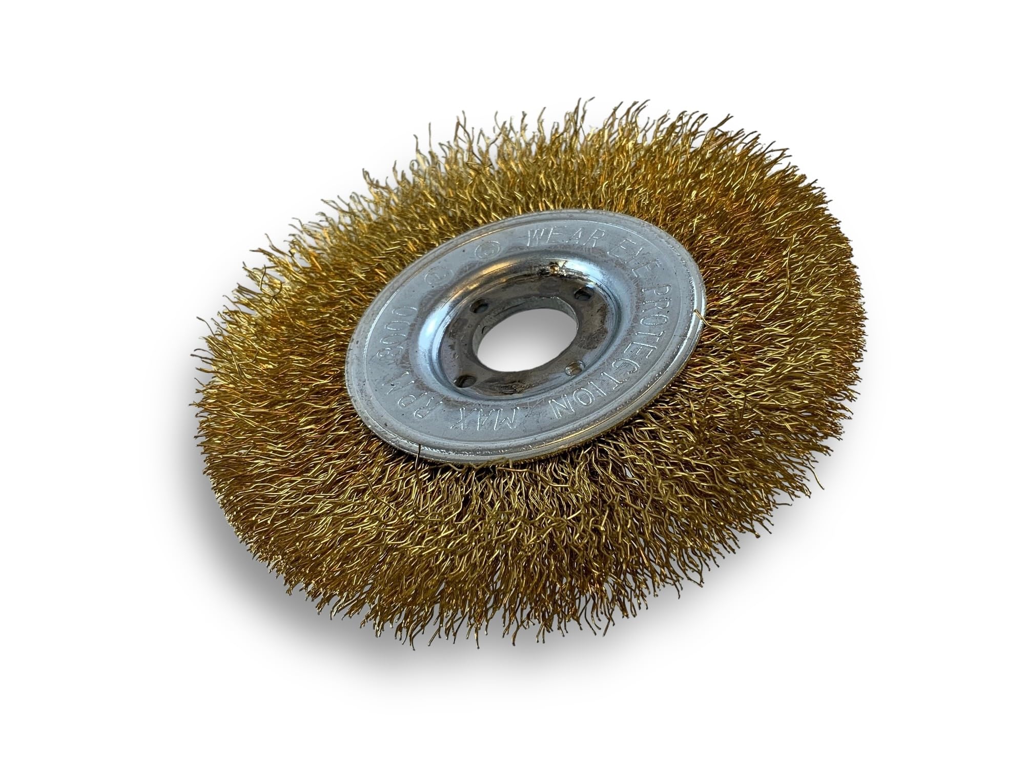 kibros-brosse-circulaire-touret-laiton-100-mm-1-rang-fil-souple image 1