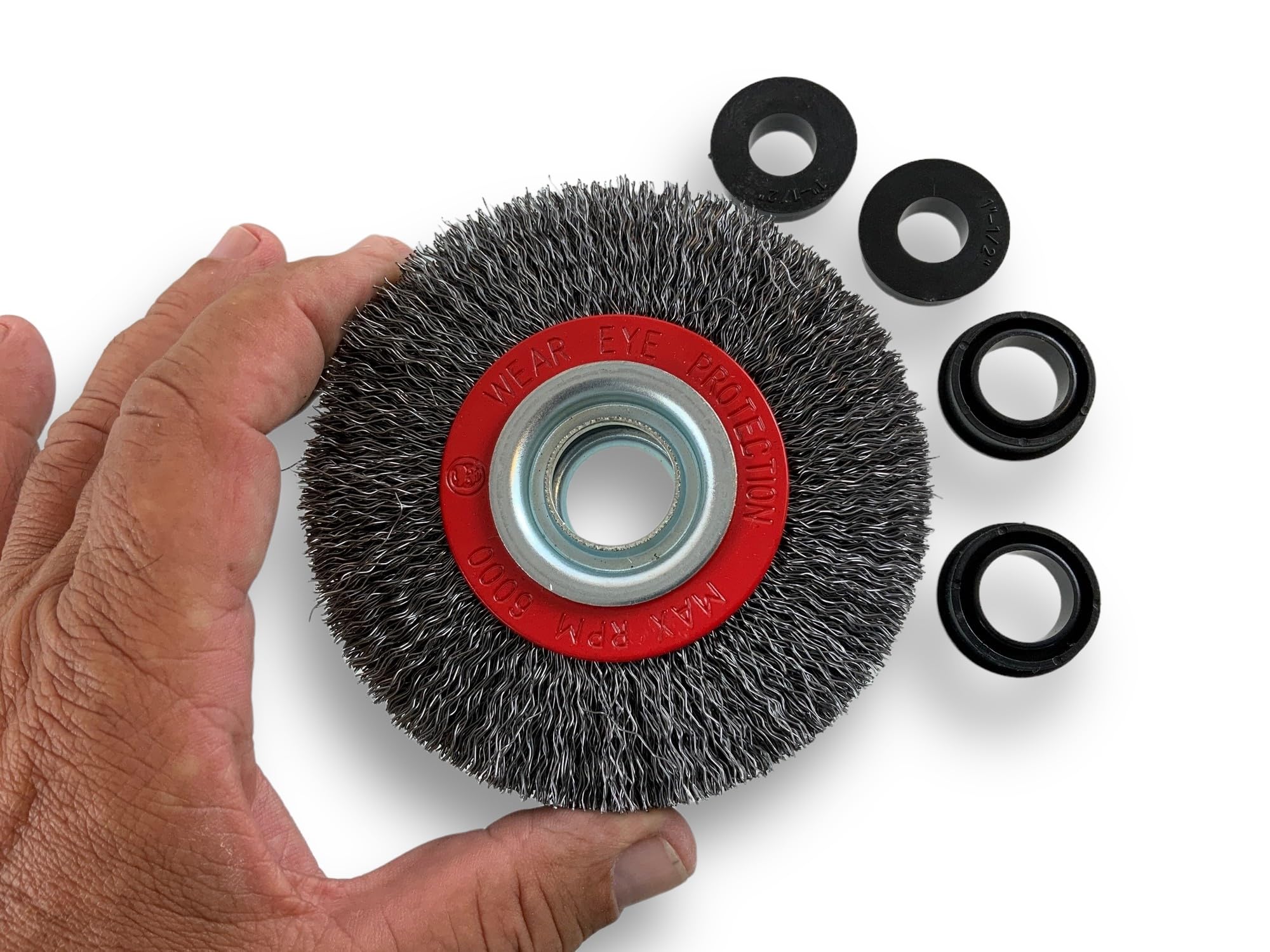 kibros-brosse-circulaire-touret-acier-dur-100-mm-3-rangs image 4