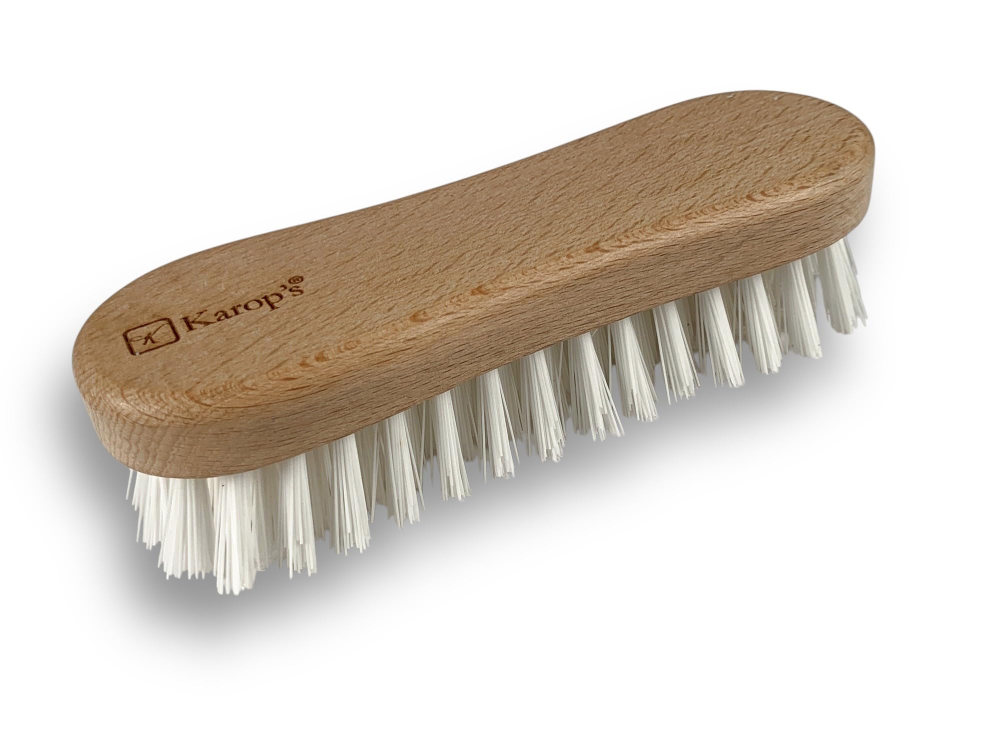 kibros-karop-s-brosse-violon-nylon-blanc-brosse-manche-verni-x1 image 1