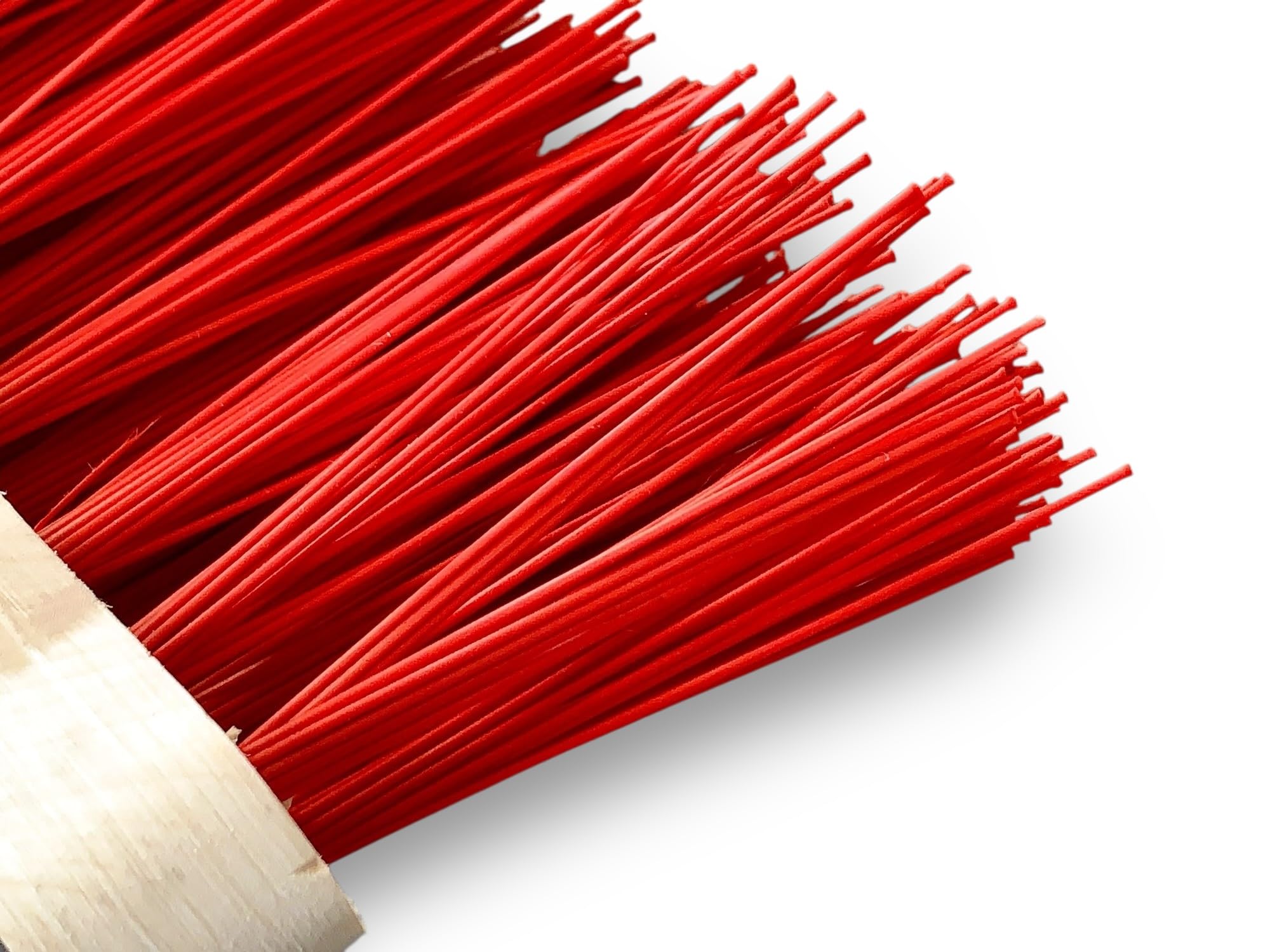 kibros-baldozer-32-cm-balai-cantonnier-pvc-rouge-avec-manche image 6