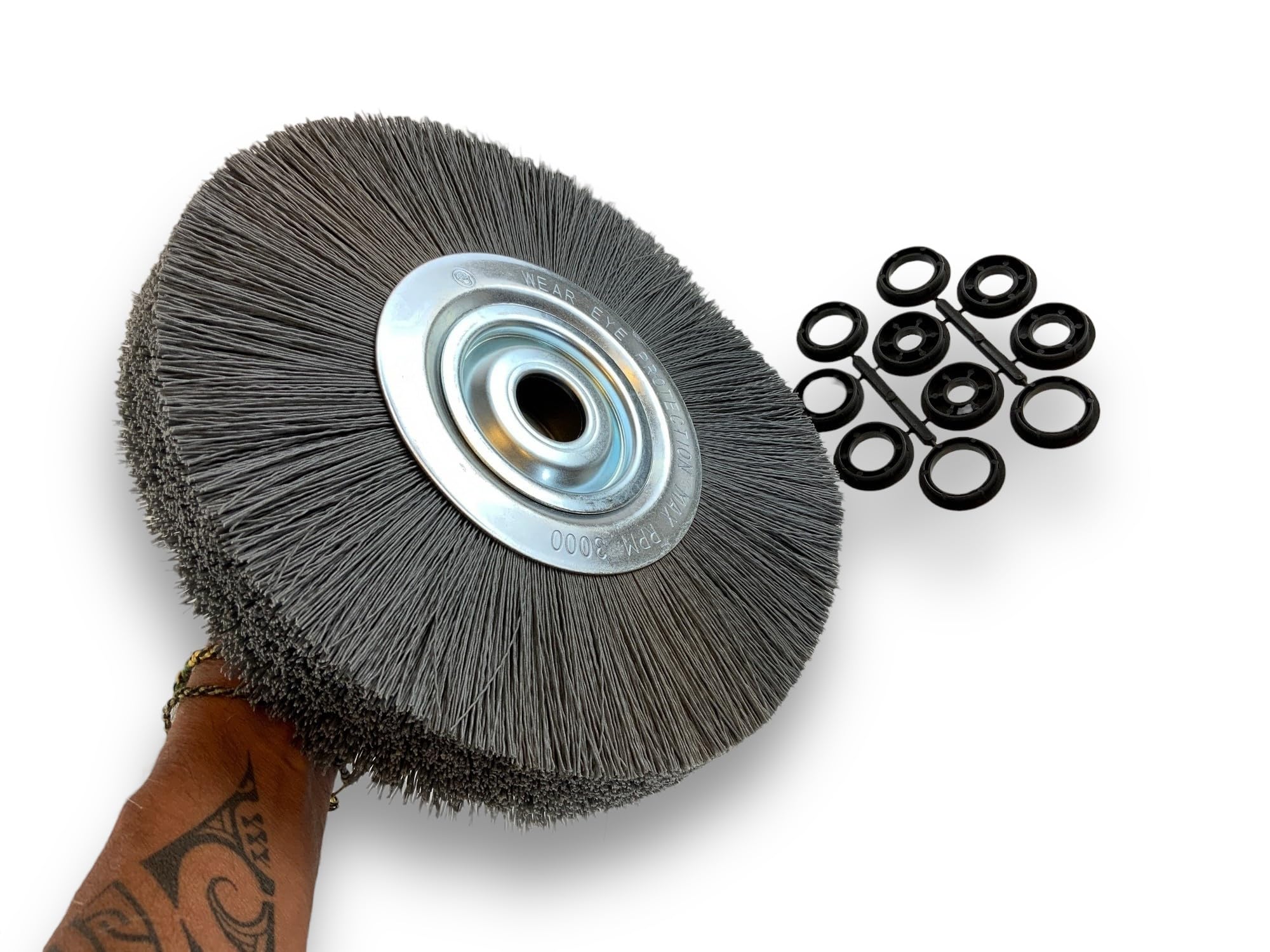 kibros-brosse-circulaire-touret-nylon-grain-240-300-mm-3-rangs image 3