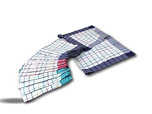 kibros-m-nage-maison-torchon-carreaux-coton-50x70-cm-lot-12-doux image 7