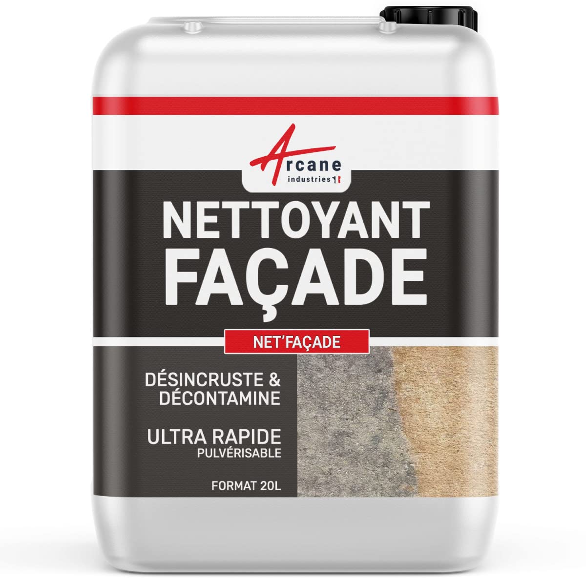 arcane-net-nettoyant-fa-ade-cr-pi-enduit-20-l-rapide image 1