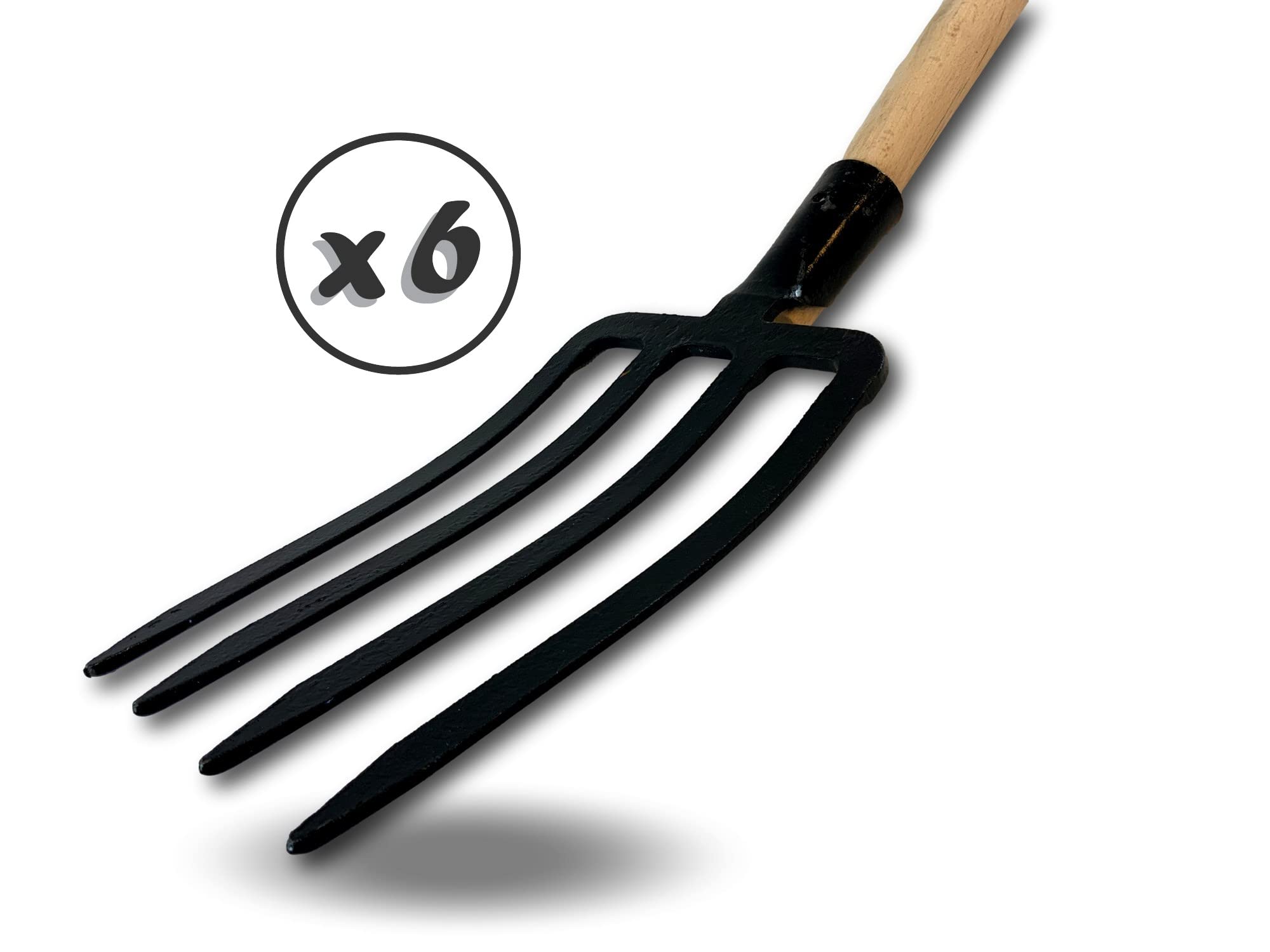 kibros-lot-6-fourches-b-che-4-dents-manche-120-cm image 3
